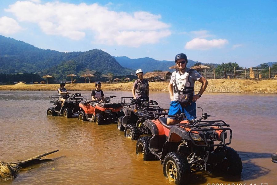 BK20: Sticky Waterfall, ATV & White water rafting adventure (Small group)